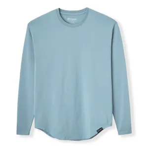 021 ESSENTIAL DROP-CUT LONG SLEEVE - STORM BLUE