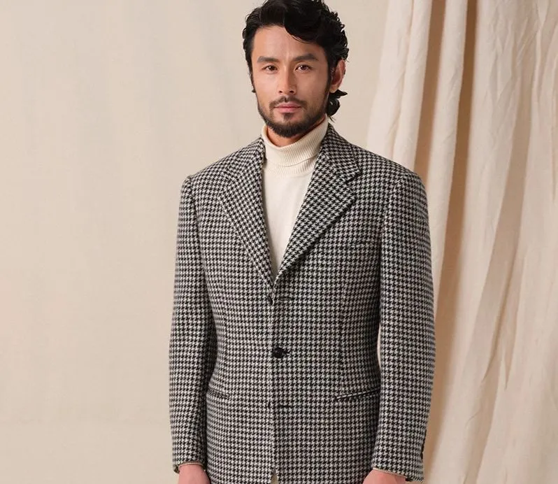 1930s Wool Houndstooth Blazer