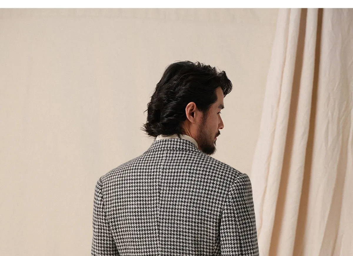 1930s Wool Houndstooth Blazer