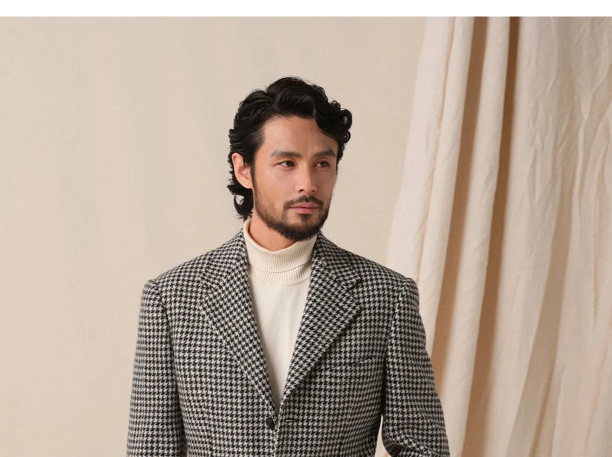 1930s Wool Houndstooth Blazer