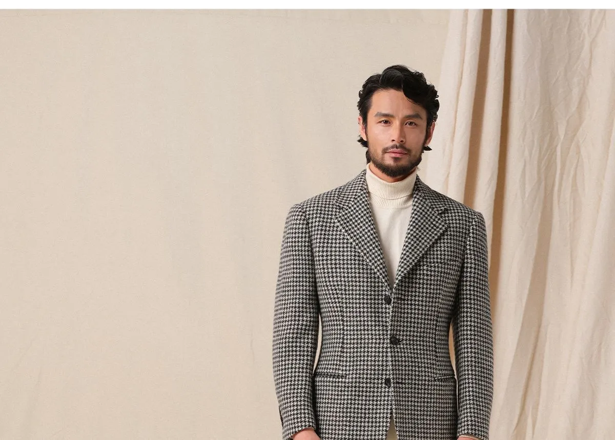 1930s Wool Houndstooth Blazer