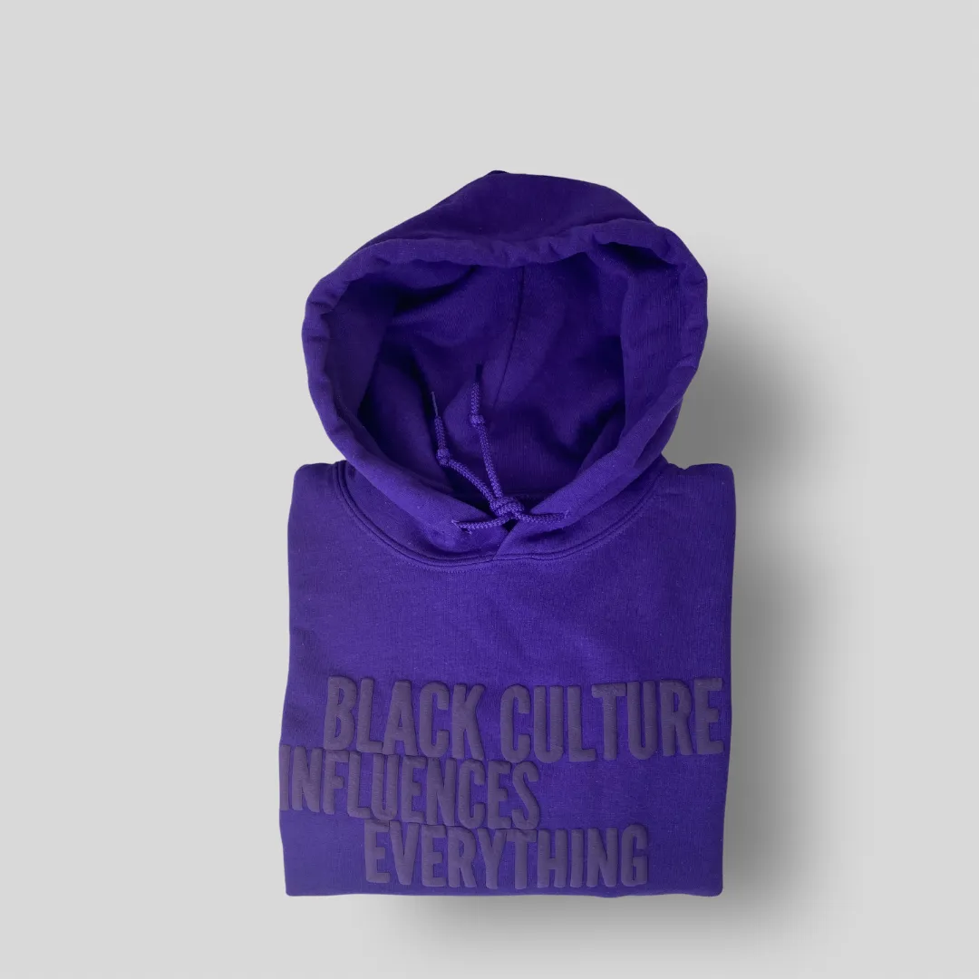 3D Puff Black Culture Influences Everything Hoodie