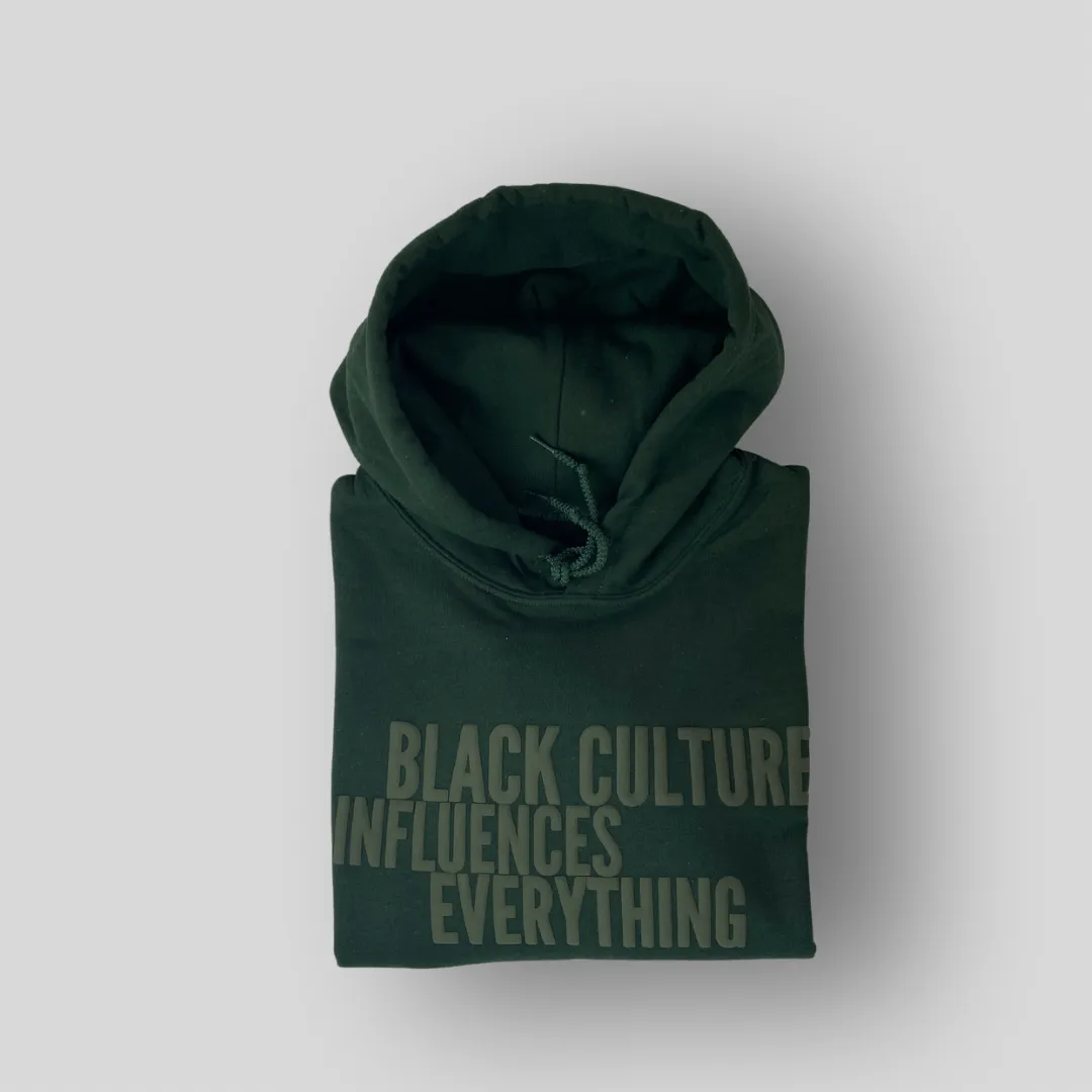 3D Puff Black Culture Influences Everything Hoodie