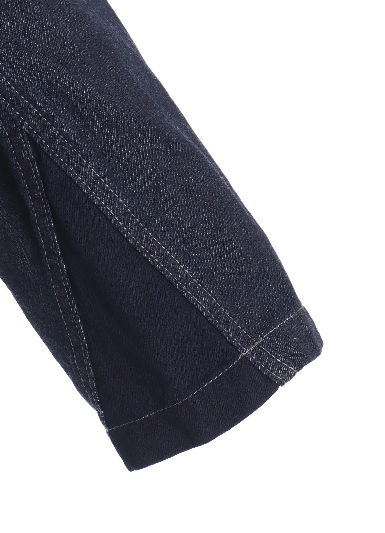 7oz TWO-TONE DENIM HOODED JACKET