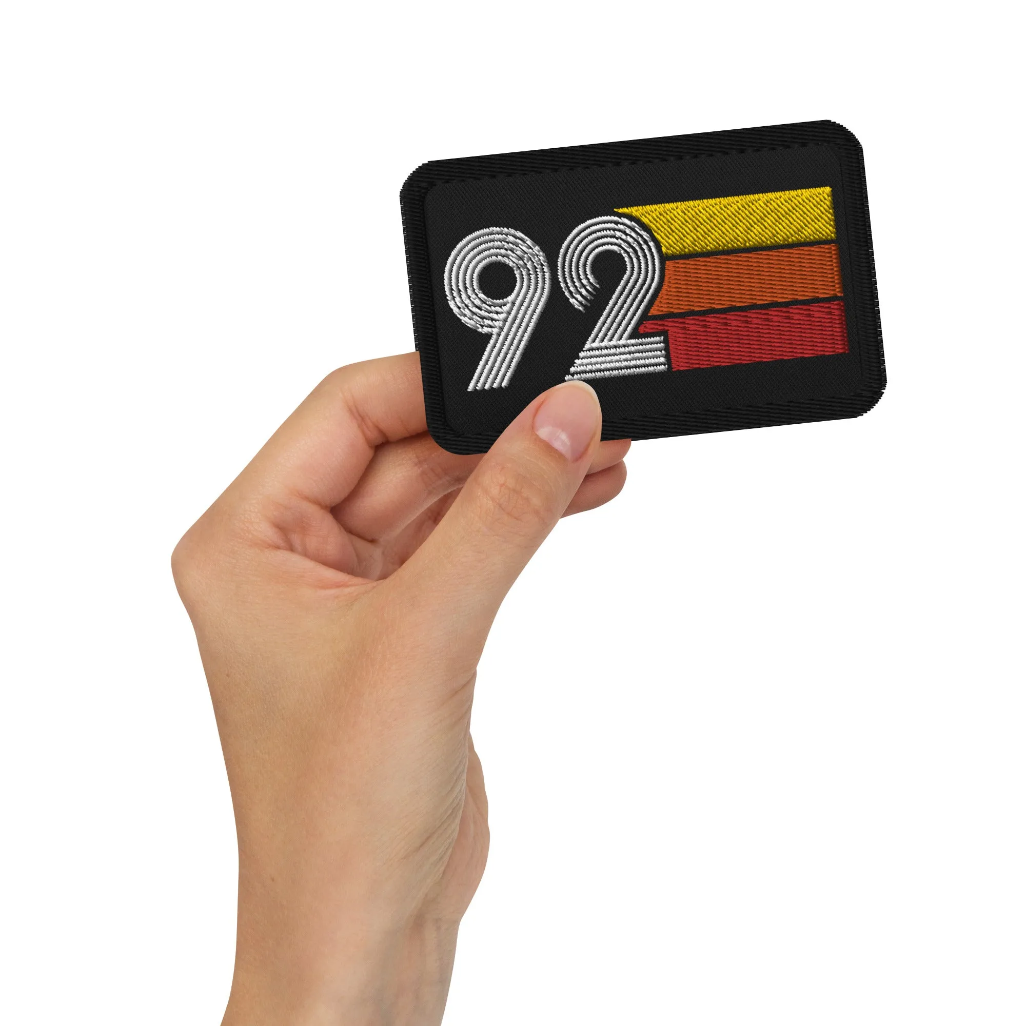 92 - 1992 Retro Birthday Year Embroidered patches