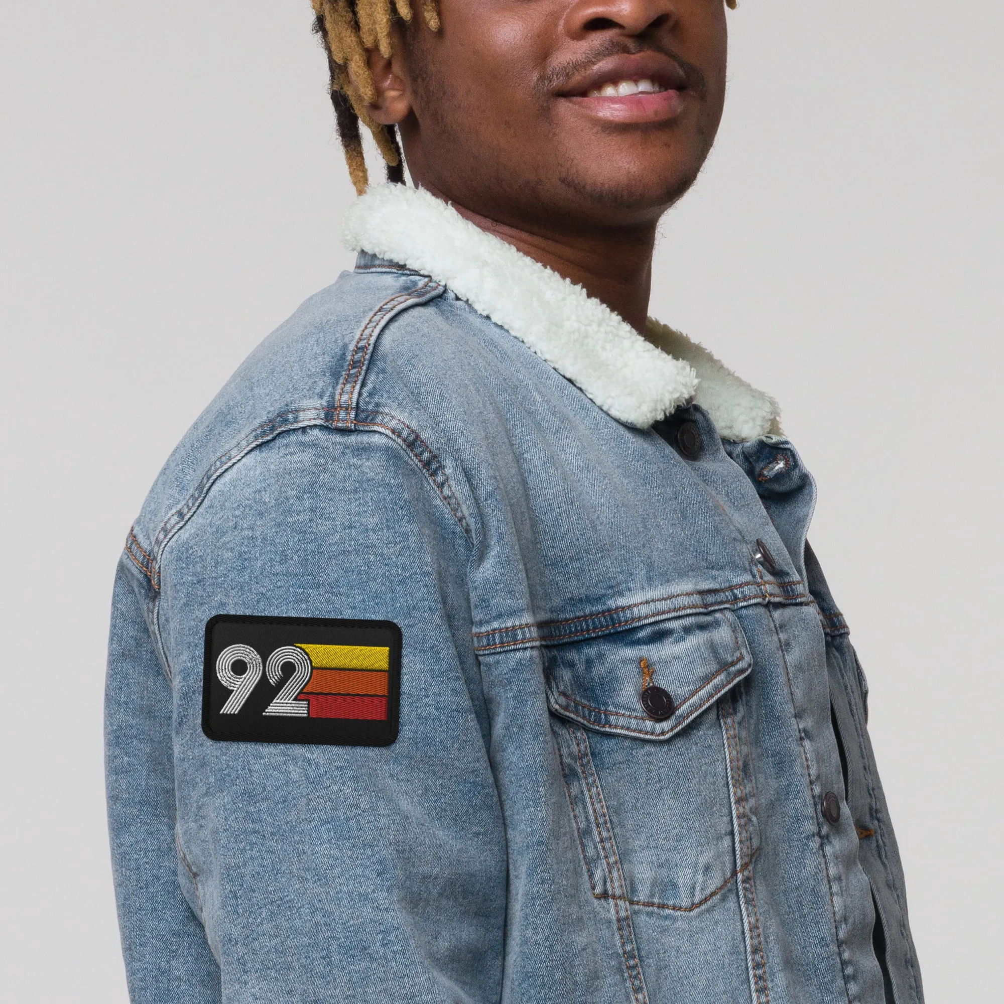 92 - 1992 Retro Birthday Year Embroidered patches