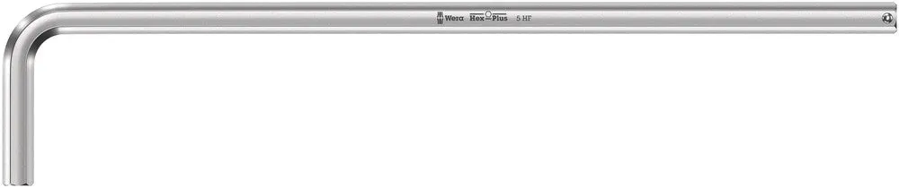 950 L HF L-key, metric, chrome-plated, with holding function, 5 x 160 mm