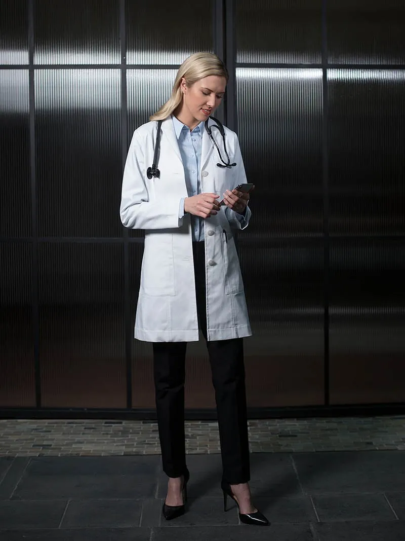 9632 TAILORED LONG LENGTH LAB COAT