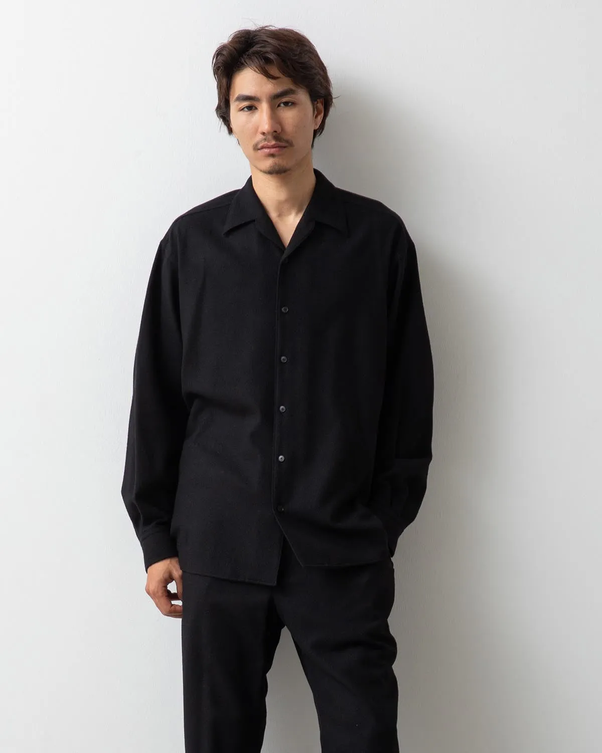 AIRY SMOOTH CASHMERE SHIRT BLOUSON