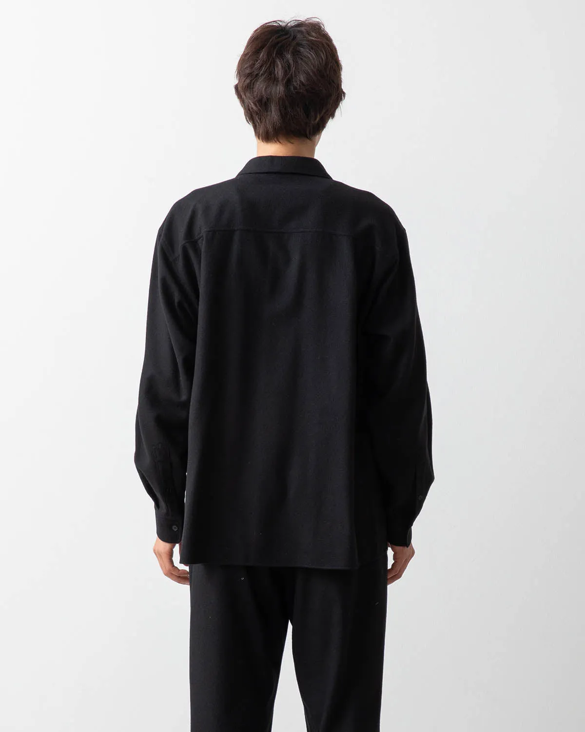AIRY SMOOTH CASHMERE SHIRT BLOUSON