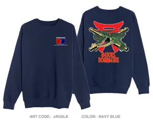 Alpha (Gator) Battery, 3-320th, 3BCT, 101st Airborne Division Comfort Unisex Crewneck Sweatshirt - xRU5LK
