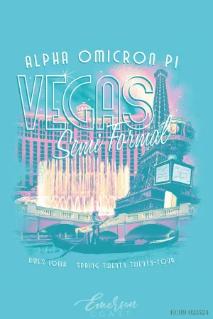 Alpha Omicron Pi Iowa State University Semi Formal T-shirt
