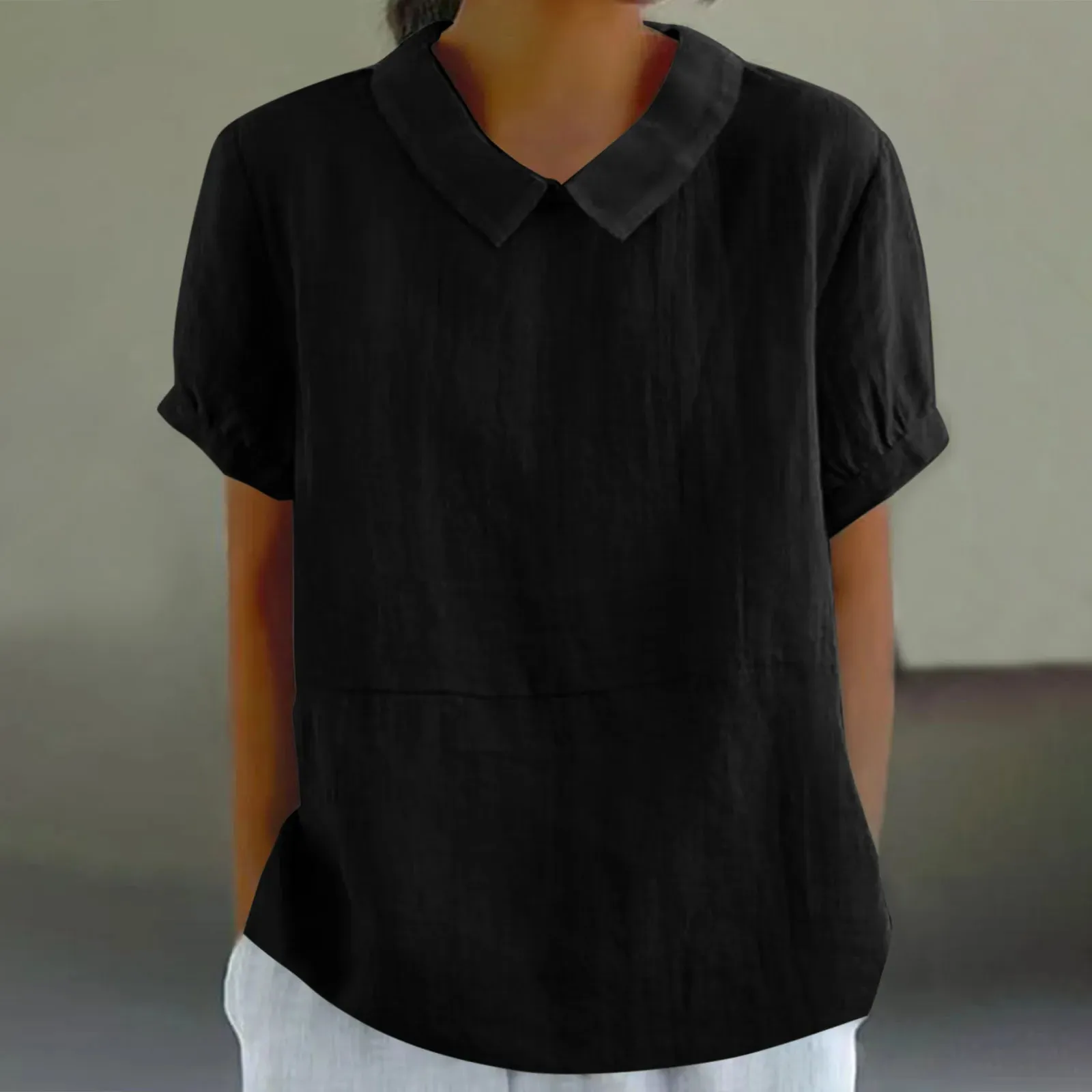 Amalie ™ | Relaxed Fit Collared Blouse