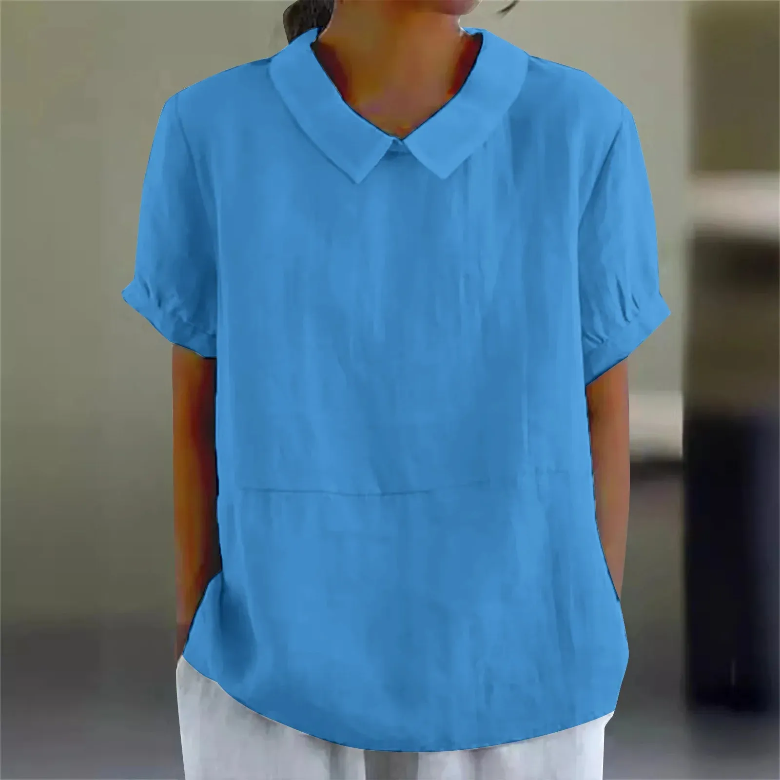 Amalie ™ | Relaxed Fit Collared Blouse