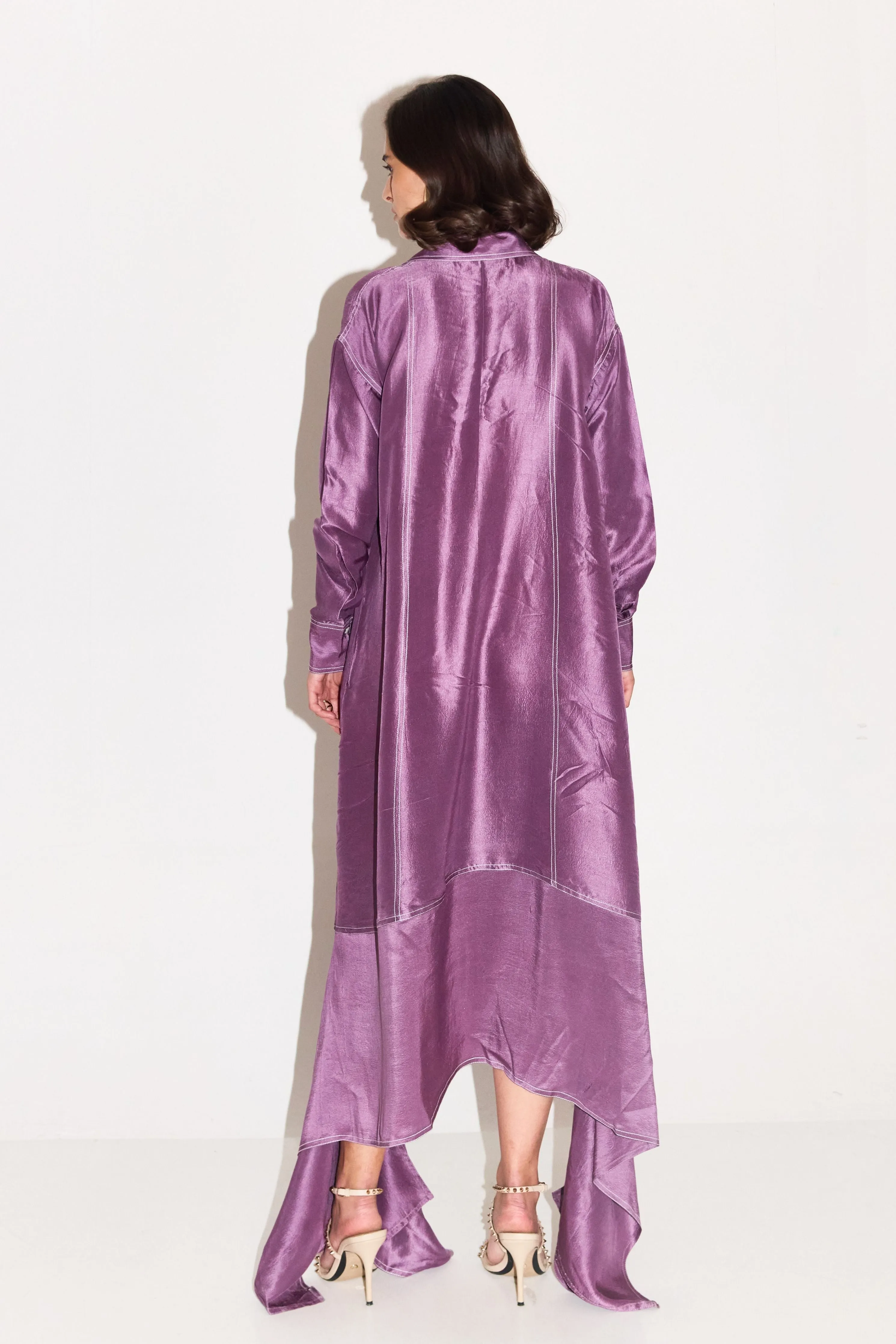 Amanda Draped Boxy Dress