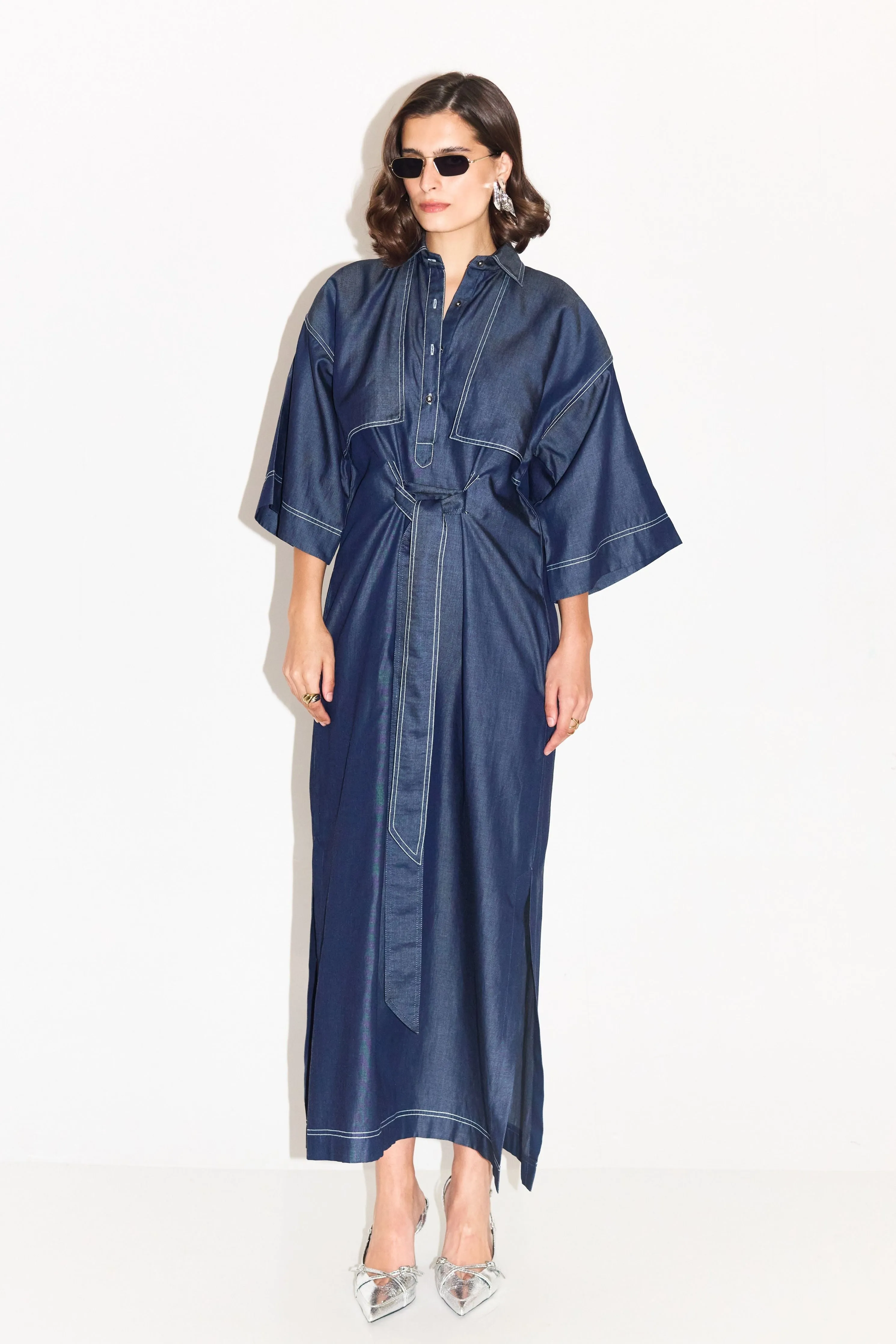 Amora Boxy Trench Dress
