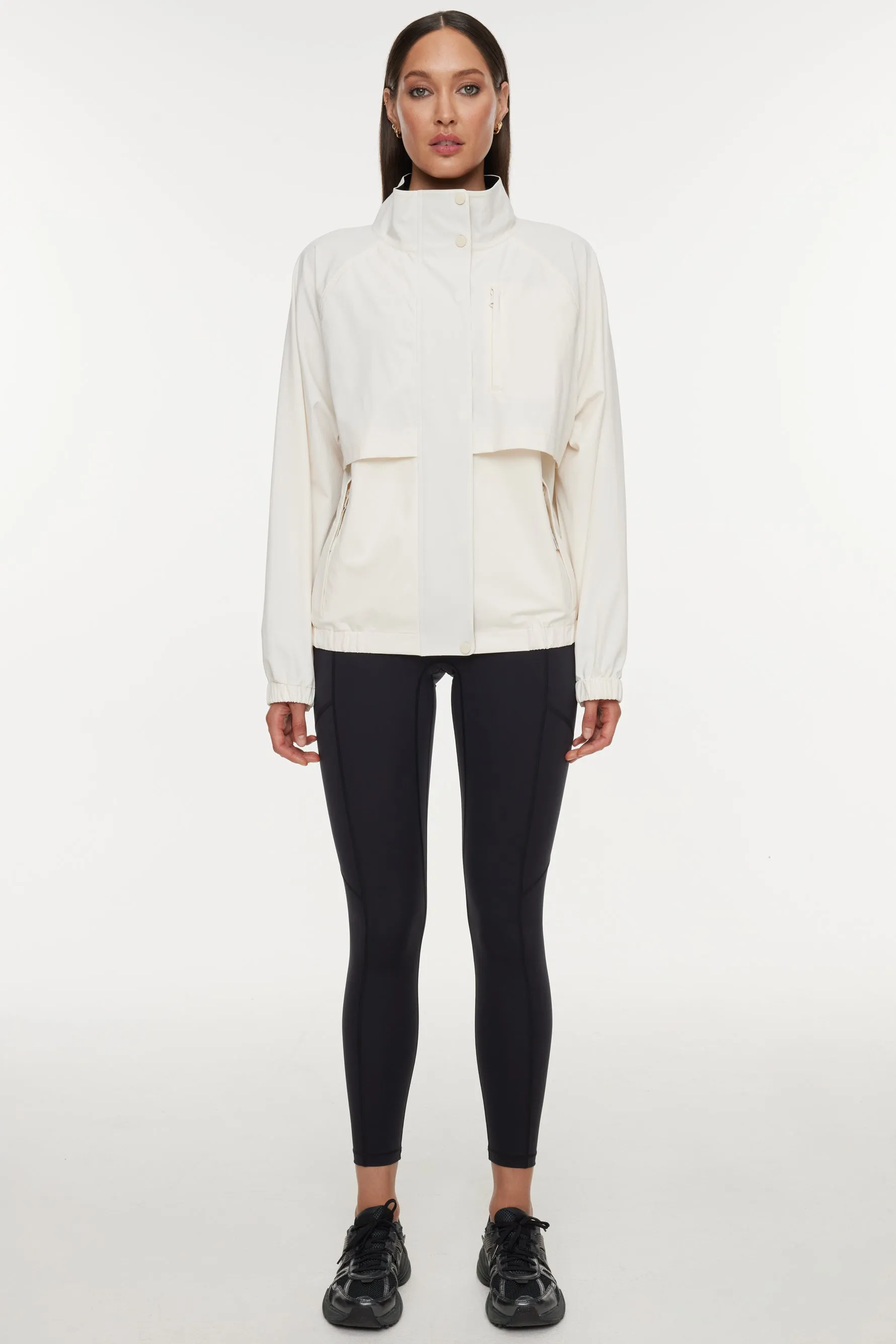 Bandier | Soleil Sport Lightweight Jacket | Gardenia