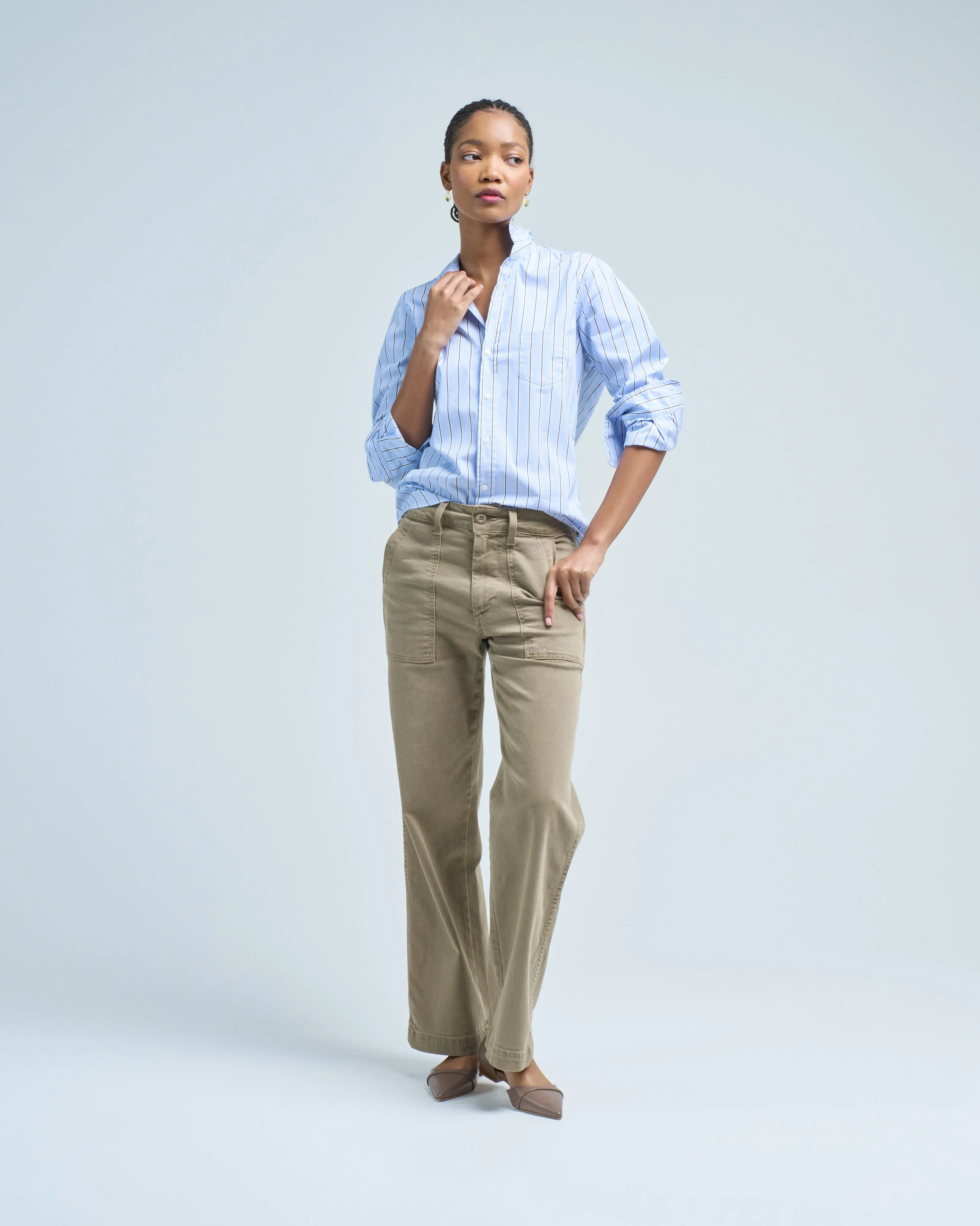 barry tailored button up shirt