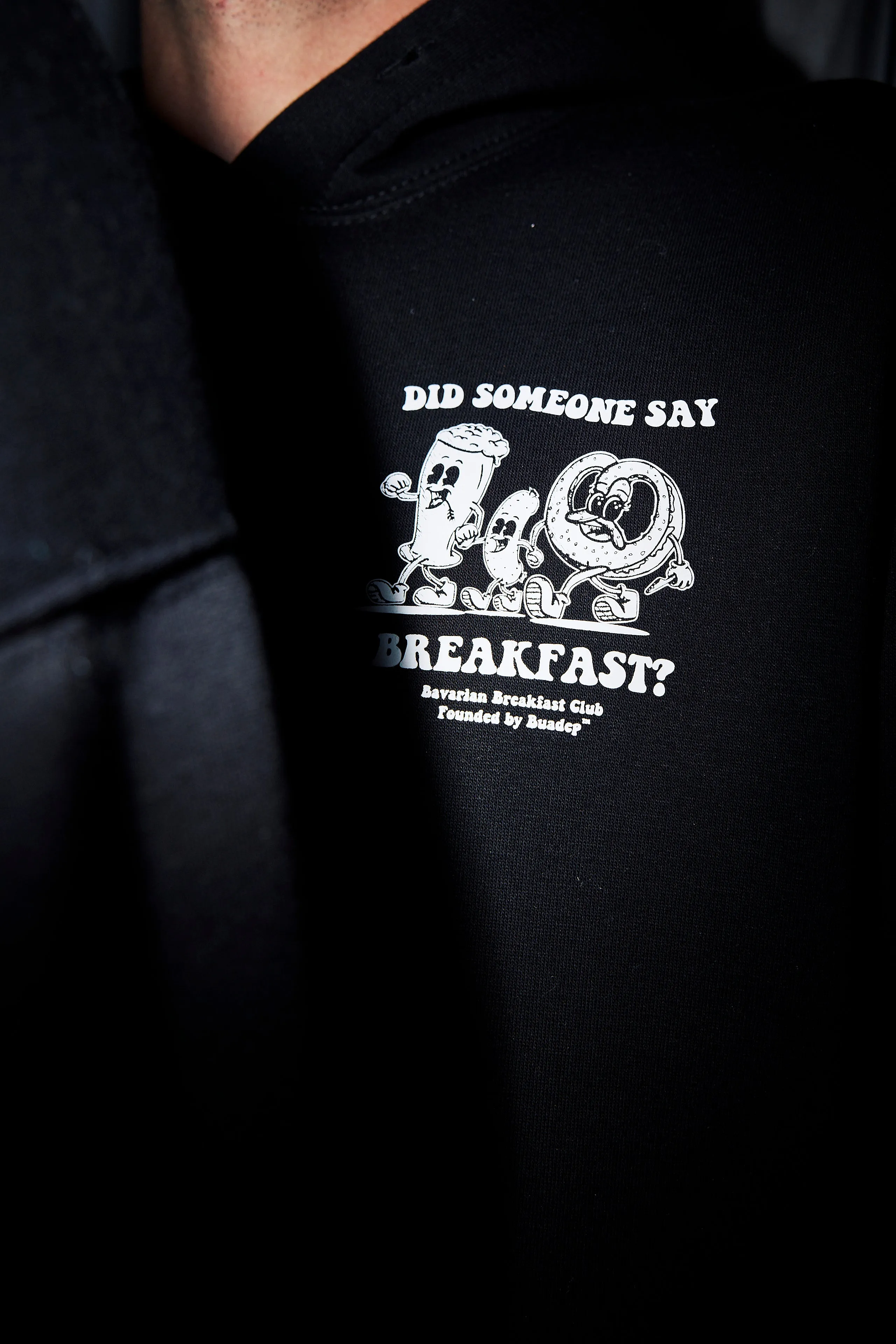 Bavarian Breakfast Hoodie schwarz
