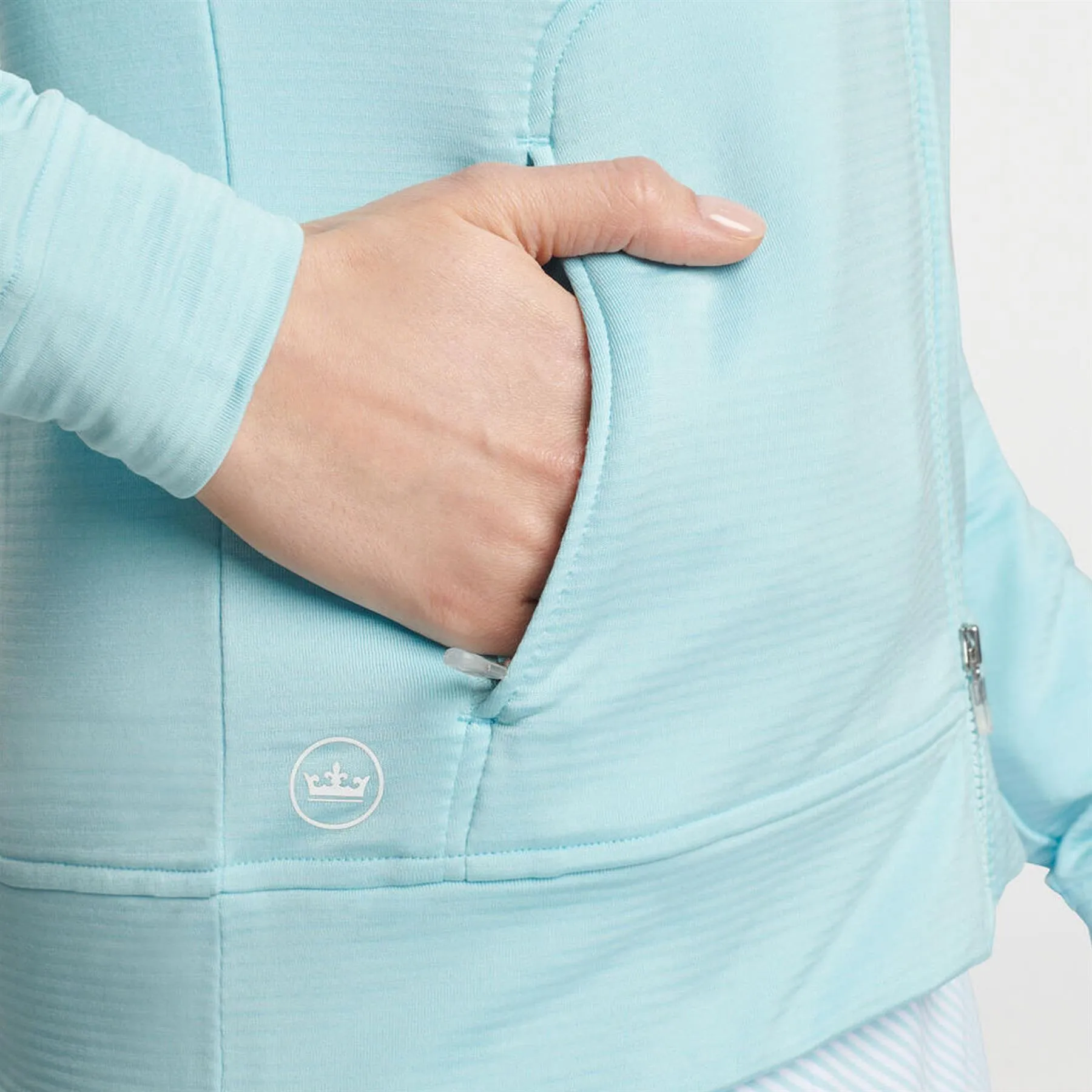 Beaumont Full Zip Hoodie Blue Spruce