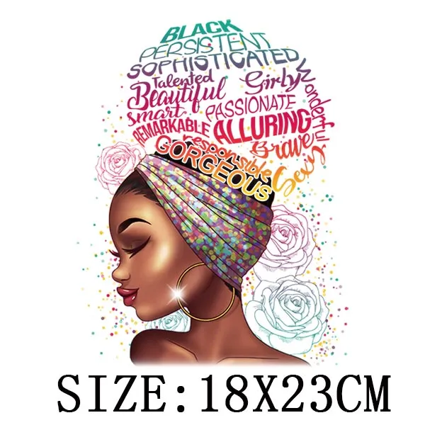 Beautiful Thermo Transfer Sticker On Clothes DIY Iron On Patches For Clothing Washable Women T-shirt Patch Applique