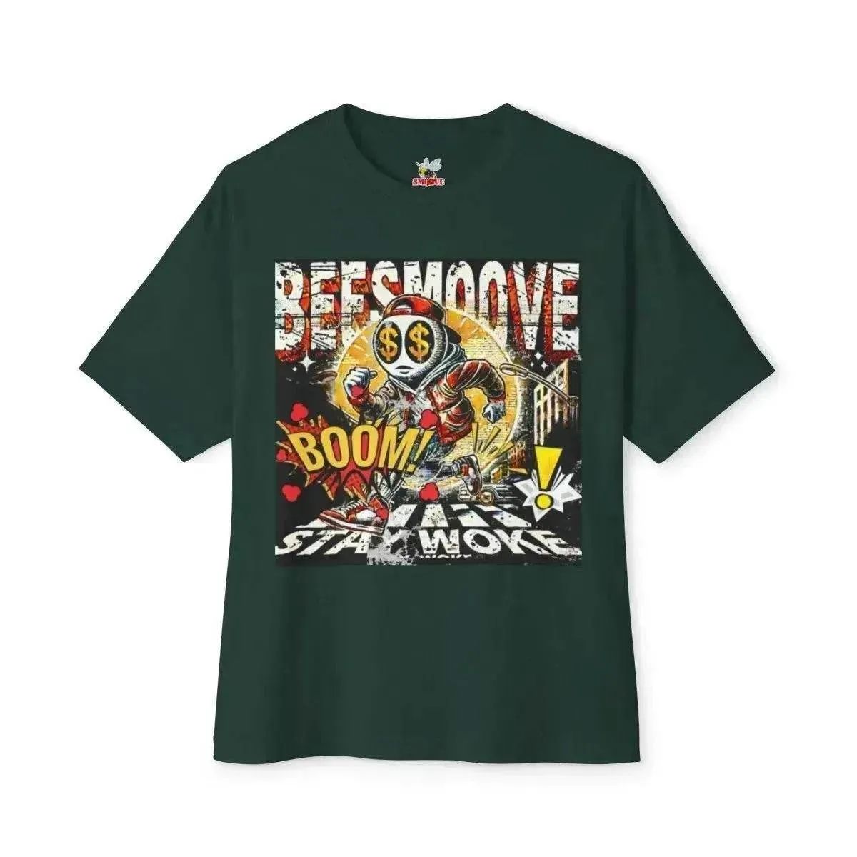 Beesmoove stay woke Oversized Boxy Tee