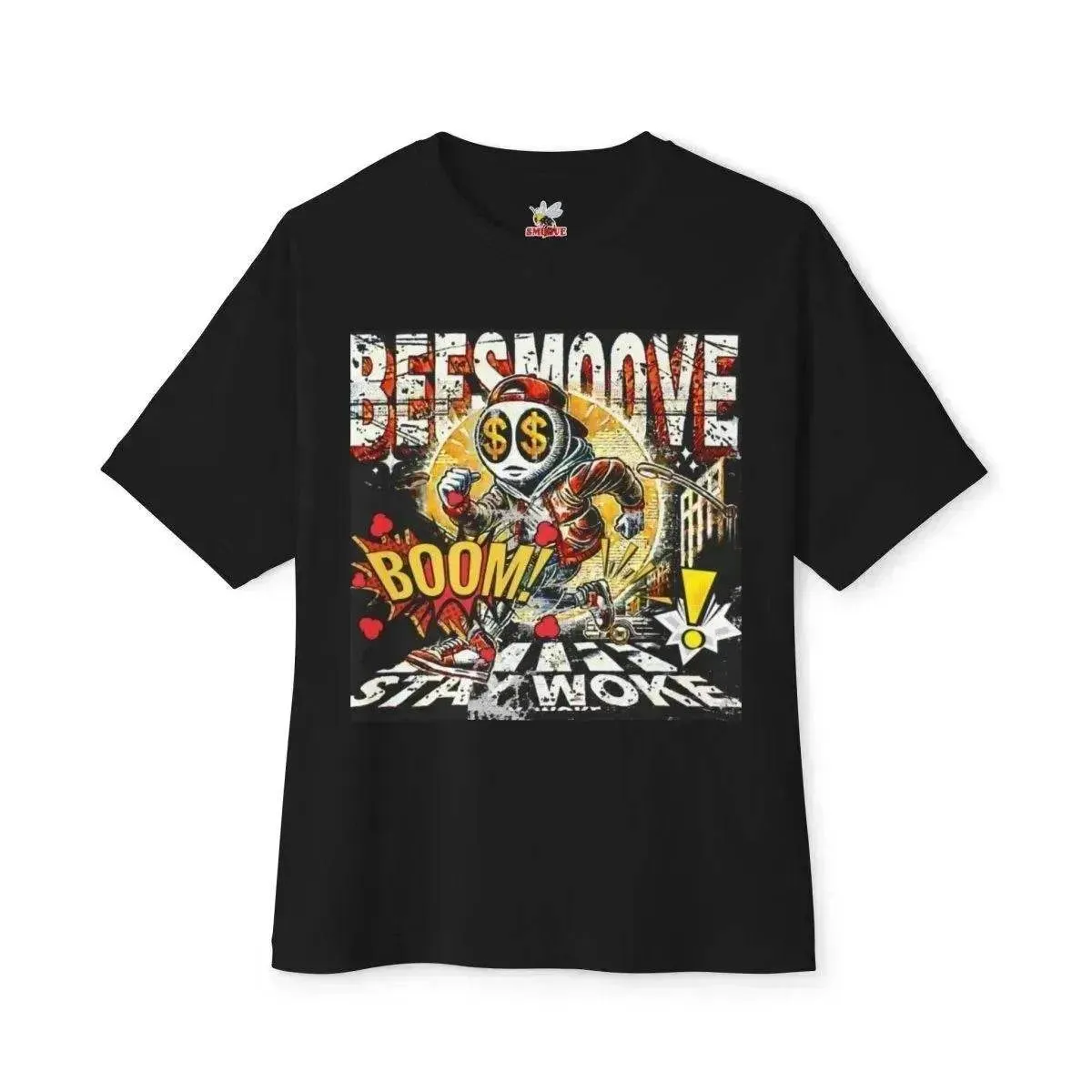 Beesmoove stay woke Oversized Boxy Tee