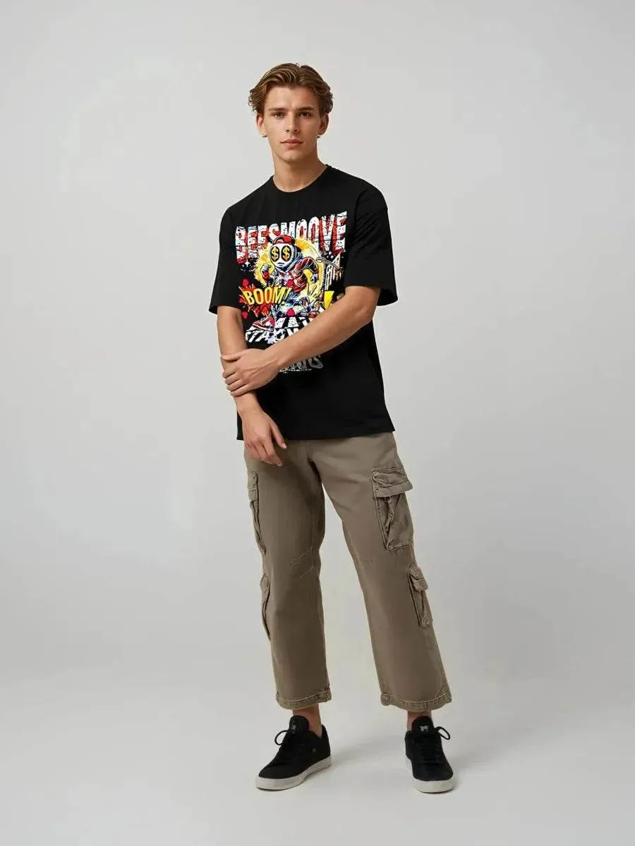 Beesmoove stay woke Oversized Boxy Tee
