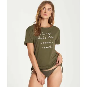 Billabong Women's Scenic Route Tee | Olive