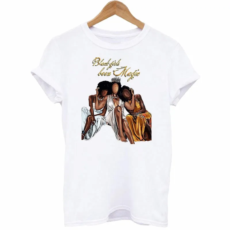 Black Girl Been Magic Stickers On Clothing Heat Transfer Patches On Jacket DIY Women T-Shirt  Fashion Girl Appliqued Decoration