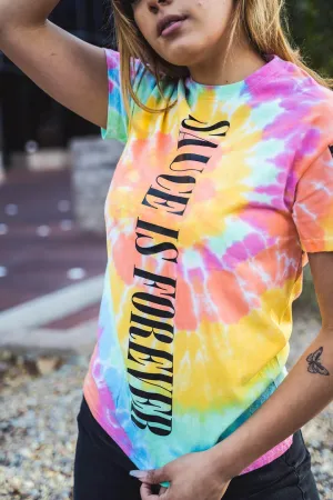 Black Sauce Is Forever (Vertical Big) | Airy Spiral Tee (LOVE Sleeve)