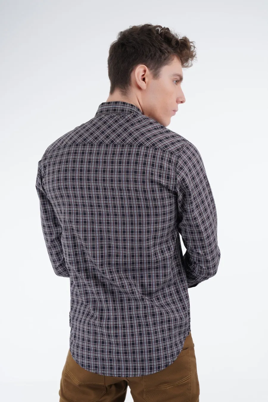 Black Tartan Shirt