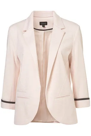 Blazer women autumn Candy Color Rolled up Sleeve boyfriend Style no buckle blazer feminino Slim Blazer
