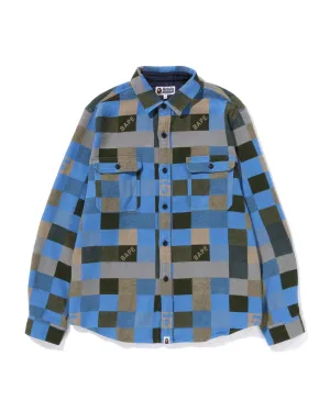 Block Check Relaxed Fit Shirt