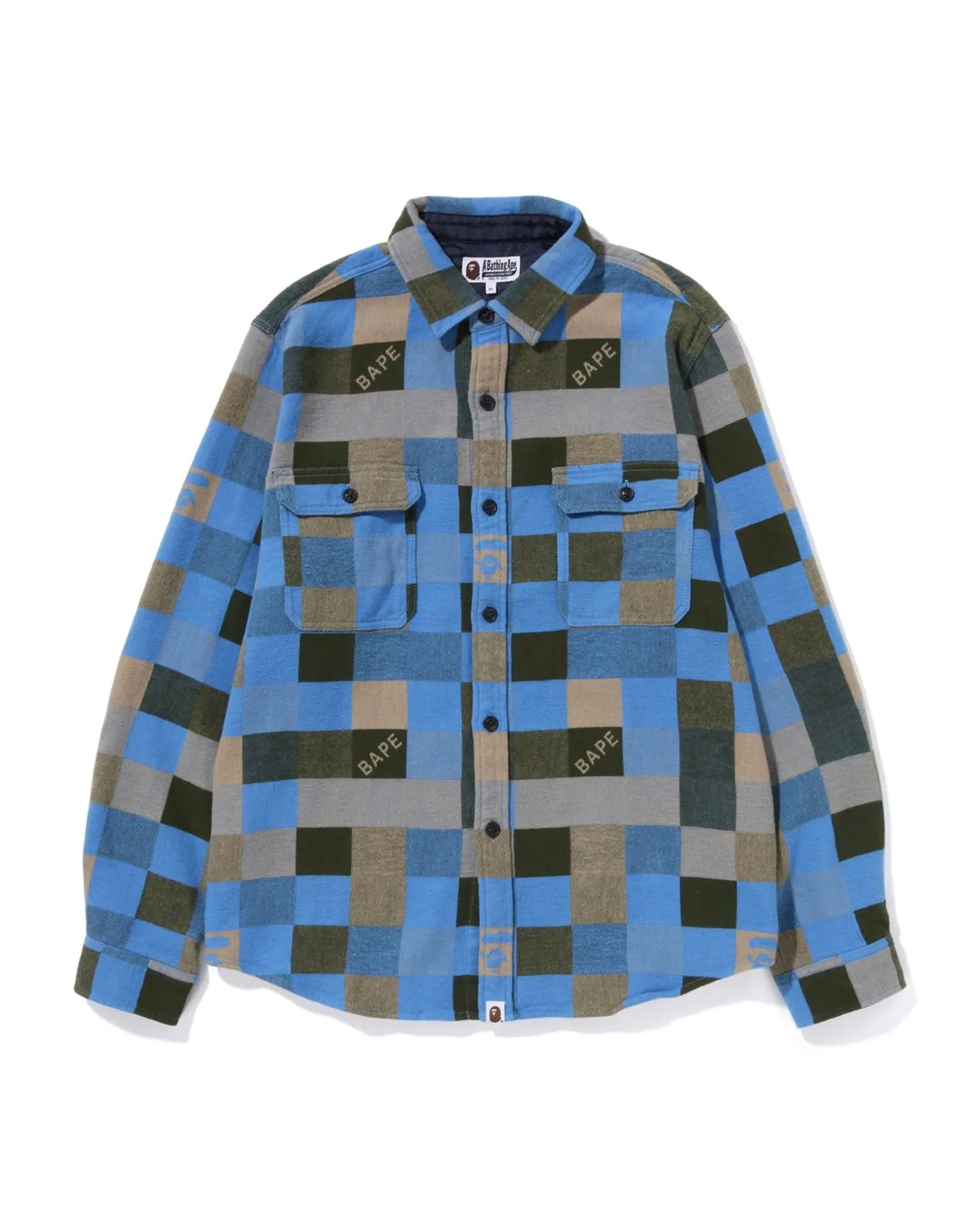 Block Check Relaxed Fit Shirt