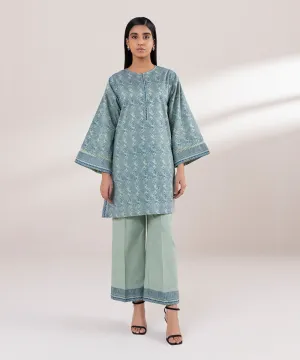 Block Printed Lawn Shirt