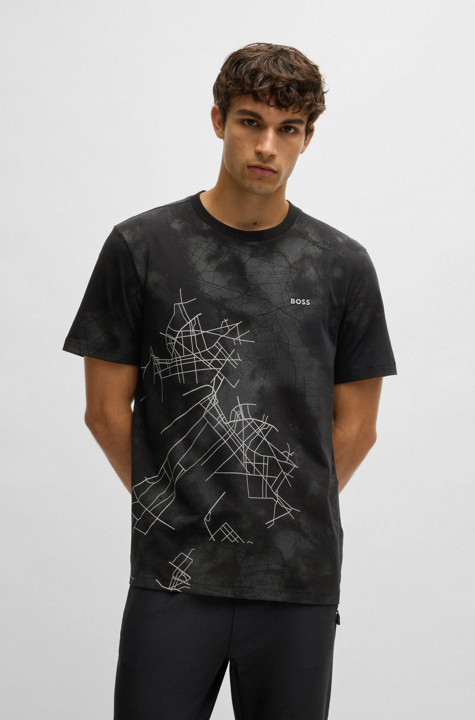 BOSS T-Shirts Relaxed Fit in Cotton Mix - TEE 6 10267889 01-50532432