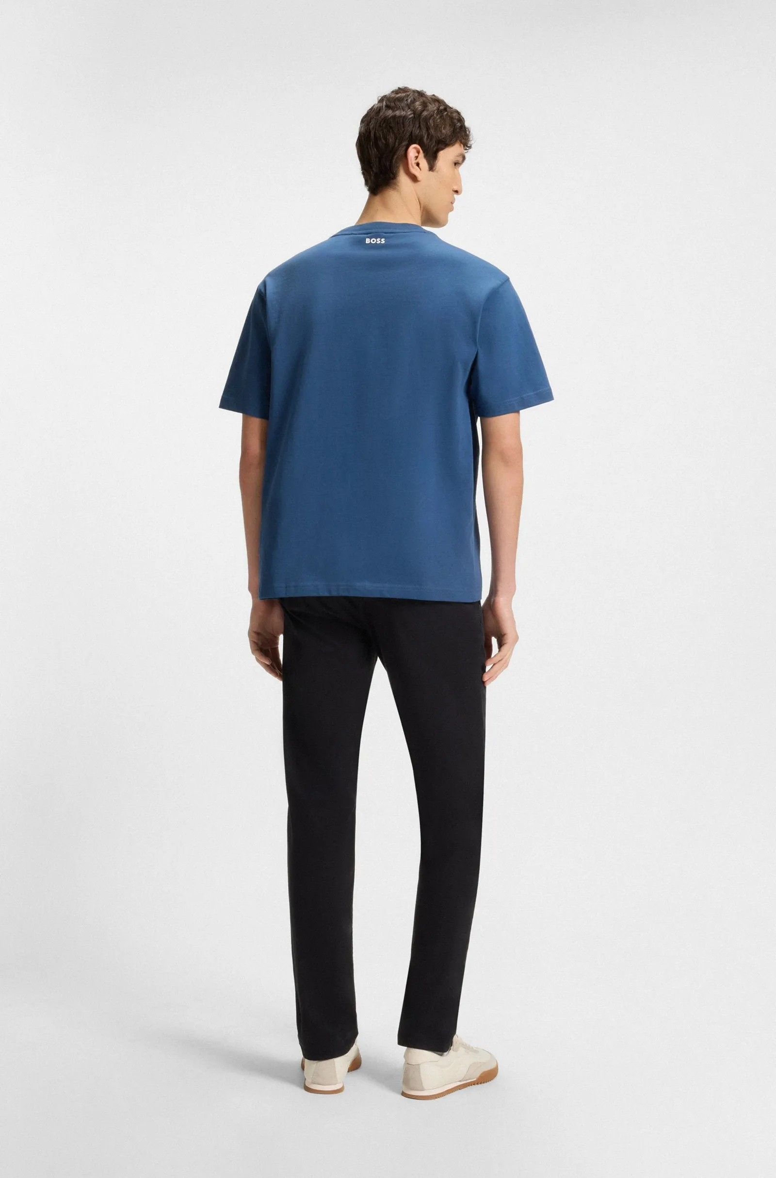 BOSS T-Shirts Relaxed Fit in Cotton - TE_FISHPATCH 10260136 01-50539195