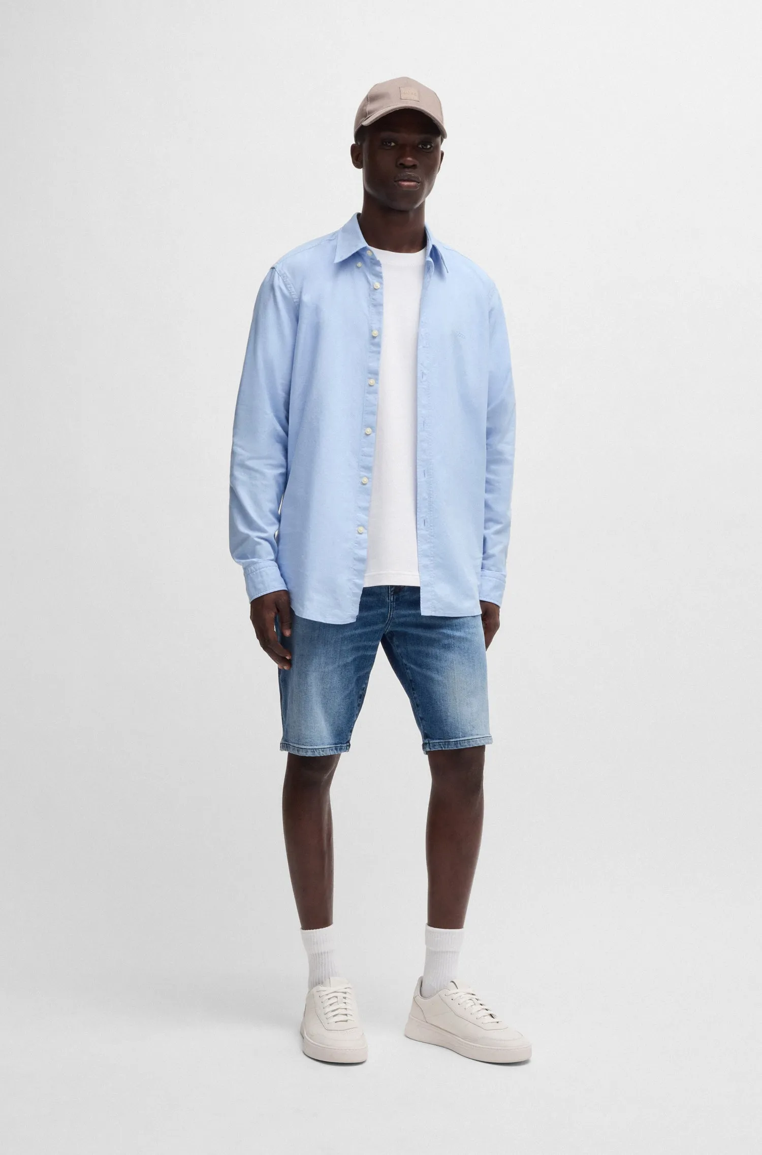BOSS T-Shirts Relaxed Fit in Cotton - TE_FISHPATCH 10260136 01-50539195