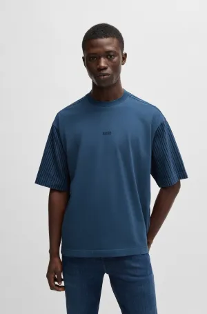 BOSS T-Shirts Relaxed Fit in Cotton - TE_SUMMERSTRIPES 10232789 01-50536765