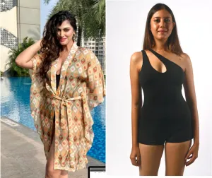 Breeze Bliss   Maillot in Oceanic Coal