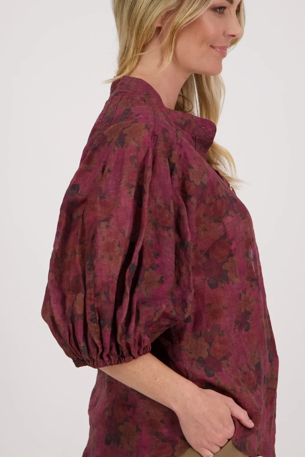 Briarwood Harlow Top - Plum Floral