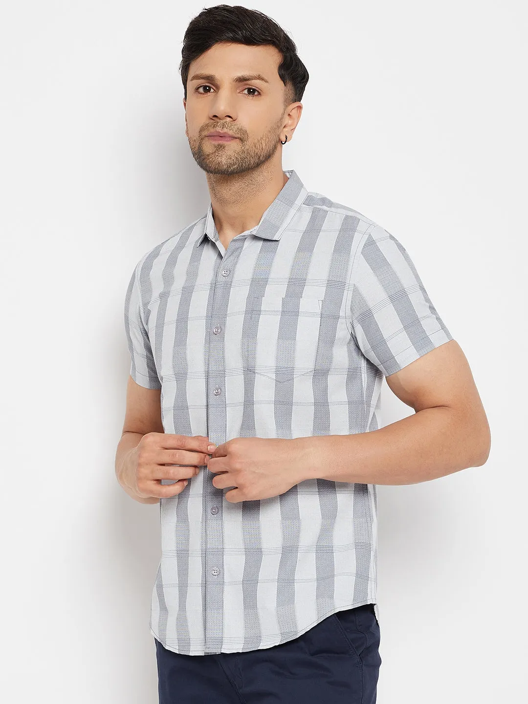 Camla Blue Shirts For Men