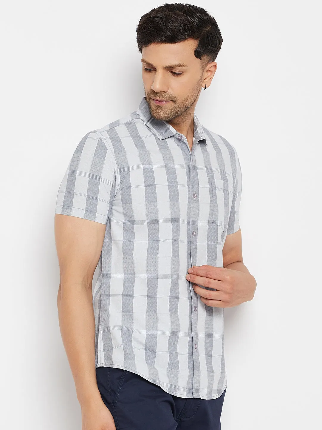 Camla Blue Shirts For Men