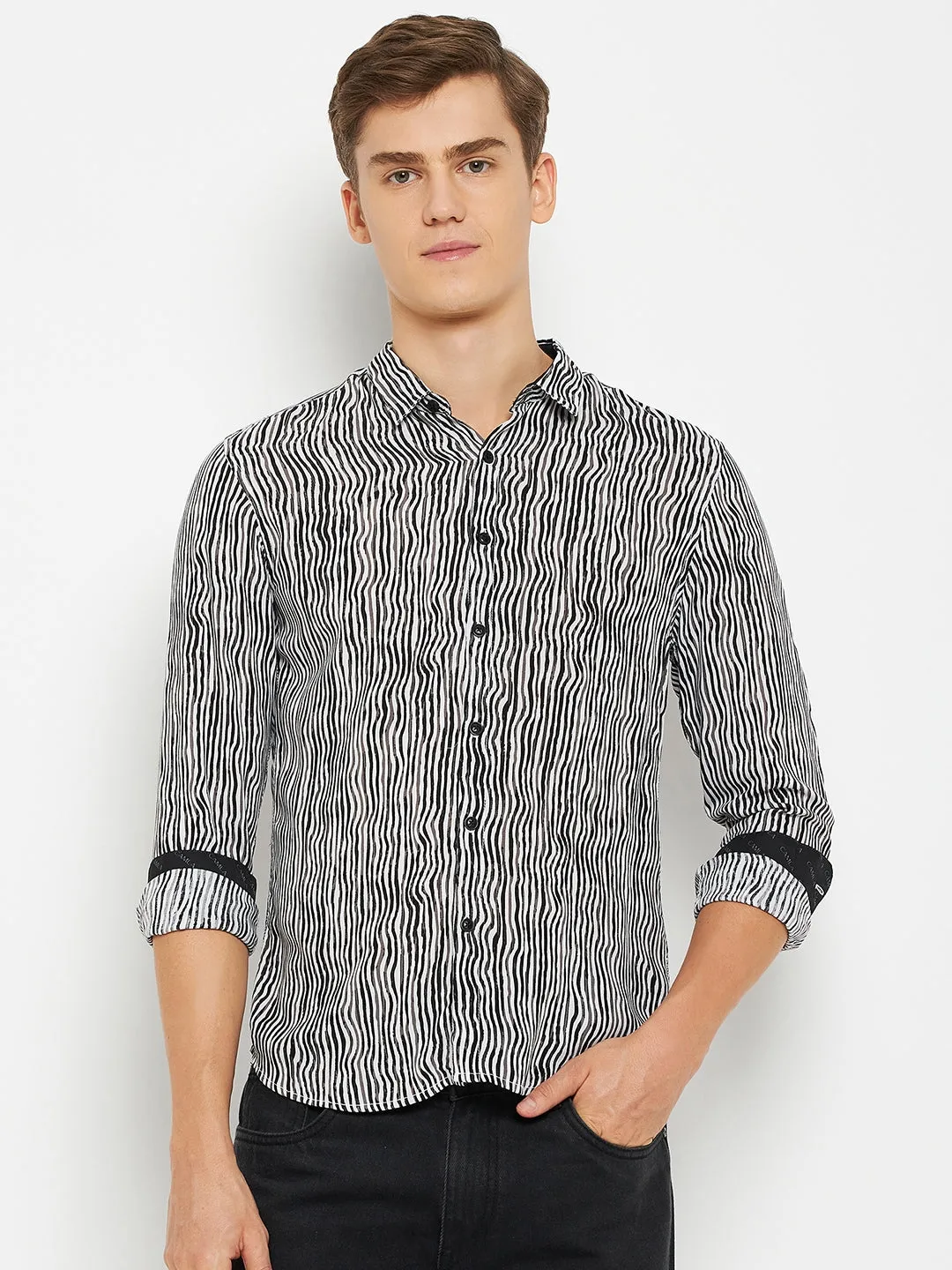 Camla Grey Shirts For Men