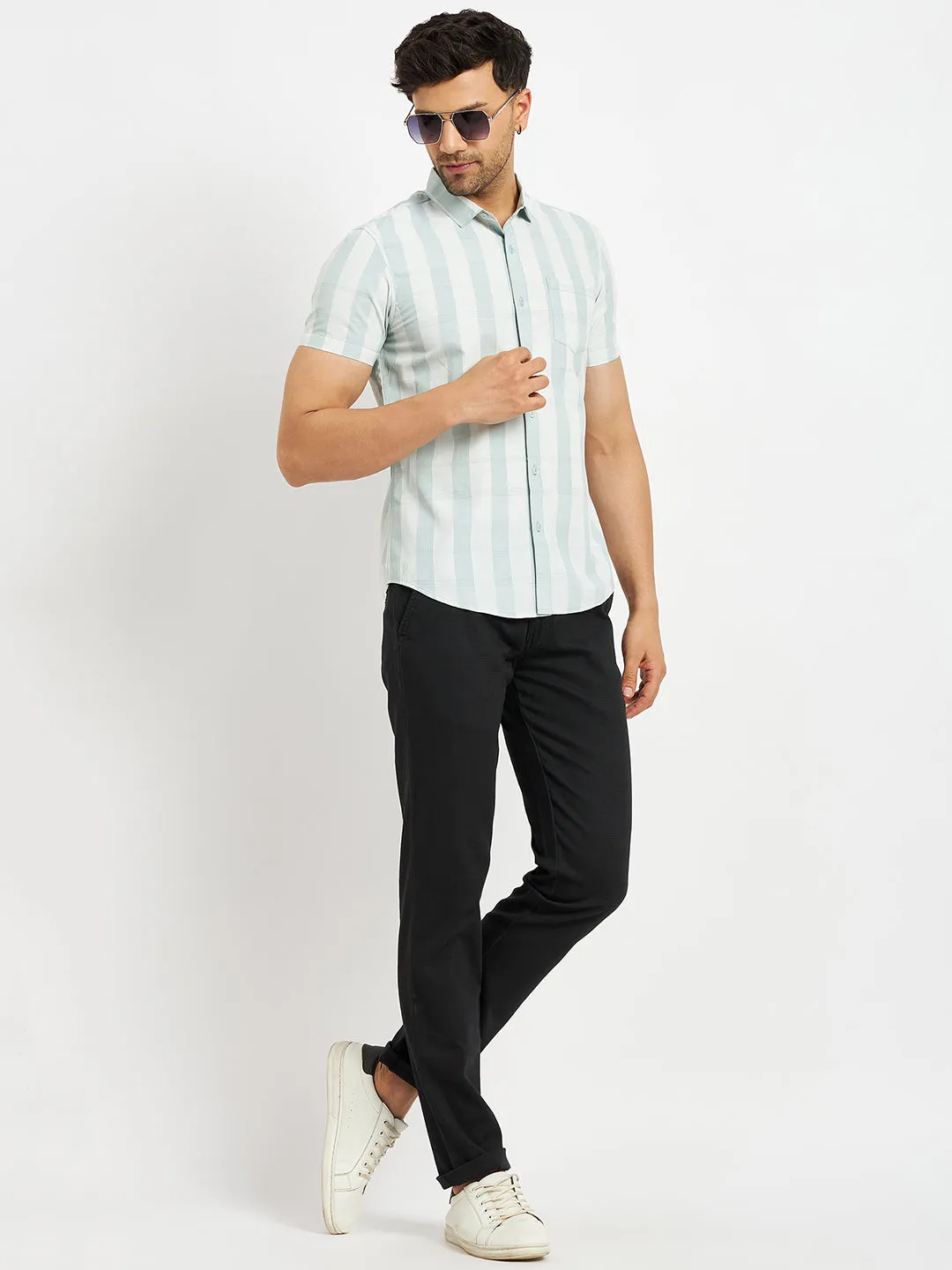 Camla Mint Shirts For Men