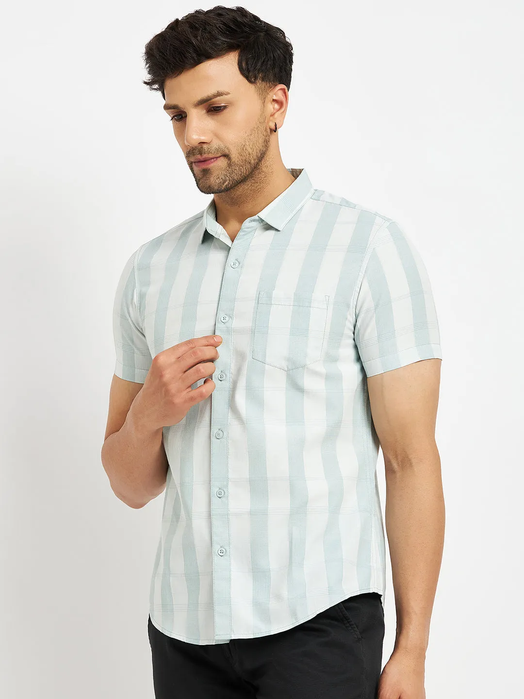 Camla Mint Shirts For Men