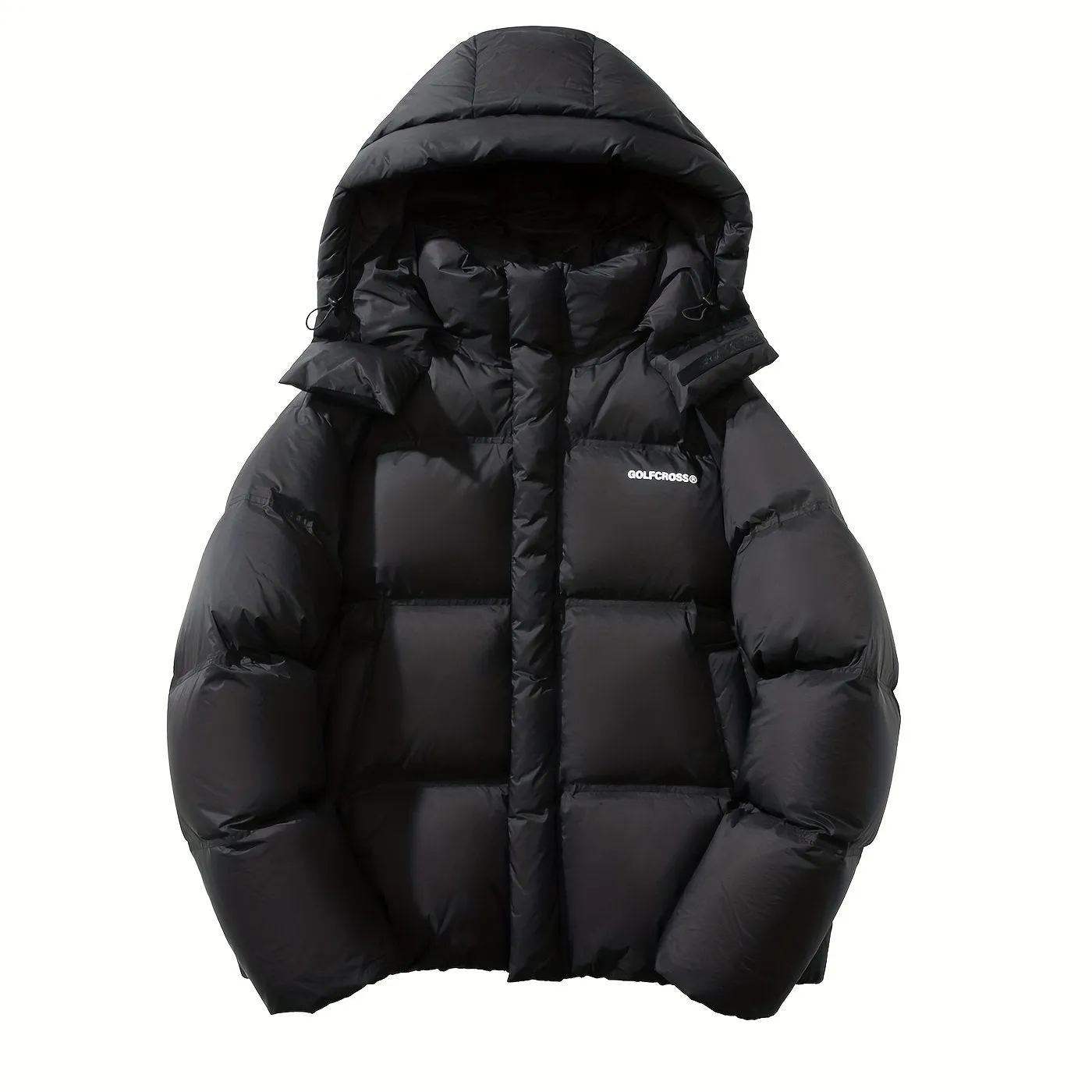Chic Womens Hooded Jacket Warmth with White Duck Feather
