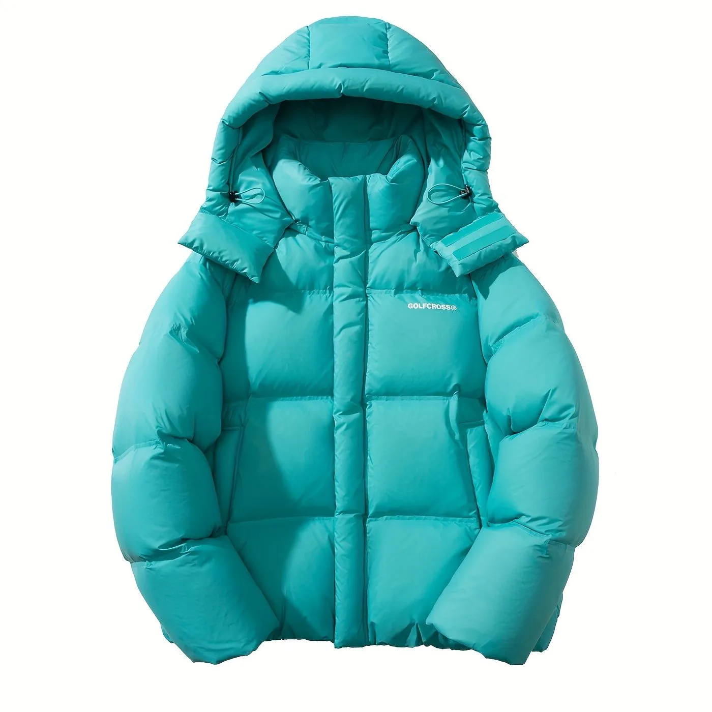 Chic Womens Hooded Jacket Warmth with White Duck Feather