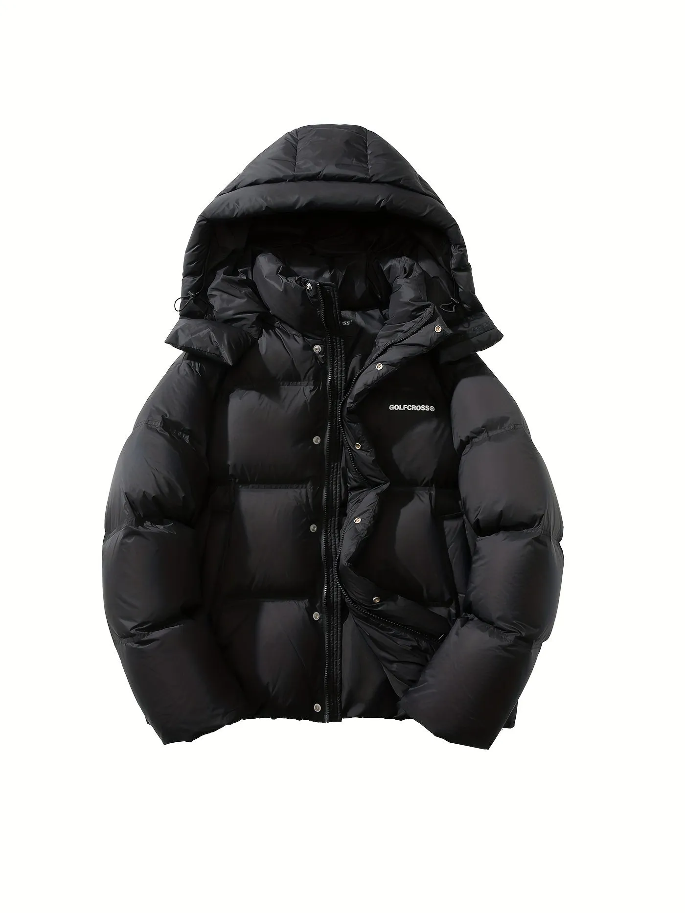 Chic Womens Hooded Jacket Warmth with White Duck Feather